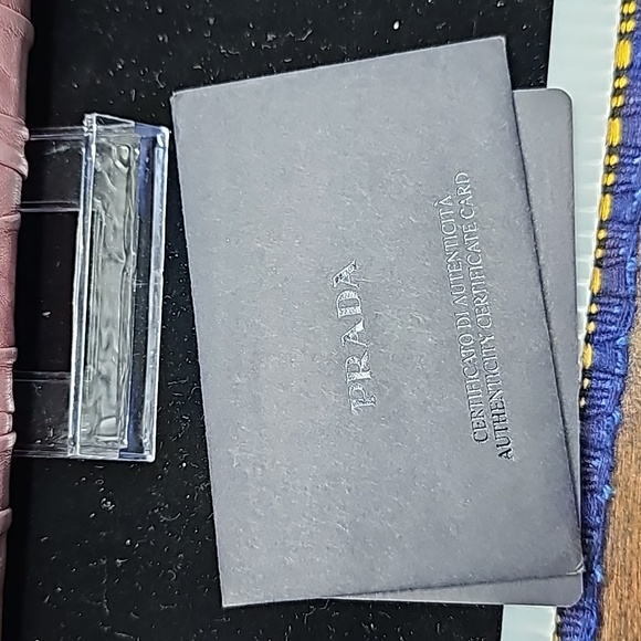 Prada Nappa Gaufre Round Zipper Long Wallet Pink - Picture 6 of 6